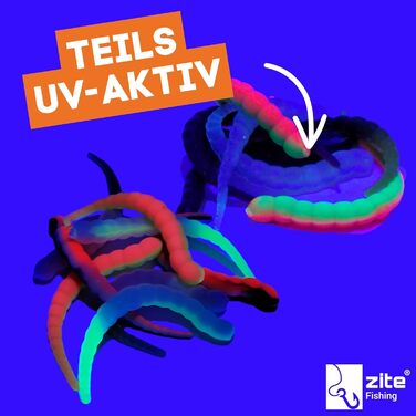 Приманки Zite Fishing Curly Viper Trout з м&39якого пластику, 8 шт. , 6,5 см - Змієподібна форелеподібна приманка, новий продукт рибальська приманка UL, обертова та серпантинова без фталатів та ручної роботи, різні розміри