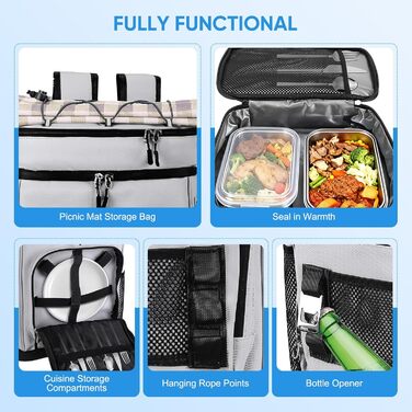 Великий рюкзак-холодильник об&39ємом 30 л, рюкзак з відділенням-холодильником, великий водонепроникний ізольований рюкзак-холодильник, герметична складна сумка для пікніка, портативний холодильник для барбекю та пікніків