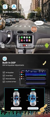 Автомобільна стереомагнітола YUNTX PX6 Android 12 4G 64G - GPS 2 Din Bluetooth 5.0 із задньою камерою - IPS 2.5D 10,1 дюйма - підтримує DAB / Керування на кермі / 4G / WiFi / Bluetooth / Mirrorlink / Carplay / USB (чорний)