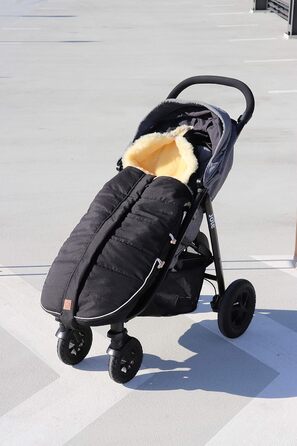 Муфта для ніг з овчини Kaiser 'ALLEX медична (чорна)