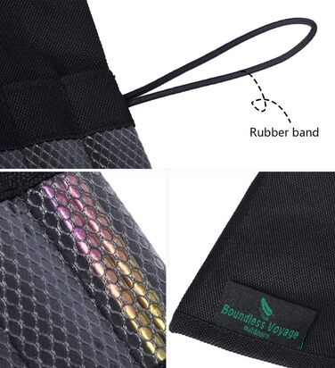 Столові прибори Рулон Чорний кемпінг Портативний намет Кілочки Сумка для перенесення Посуд Кухонний набір Палички для зберігання С