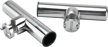 Тримачі для вудок FreeTec 2 з нержавіючої сталі, що обертаються, для рейок від 25 мм до 32 мм