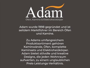 Електричний радіатор Adam Solis з керамічним сердечником потужністю 1500 Вт білого кольору