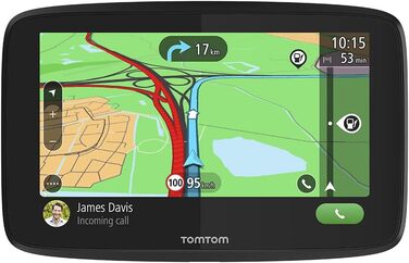 Навігаційний пристрій TomTom GO Essential (6 дюймів, уникнення заторів завдяки TomTom Traffic, оновлення карт Європи, дзвінки в режимі hands-free, оновлення через Wi-Fi) 6 дюймів Новий