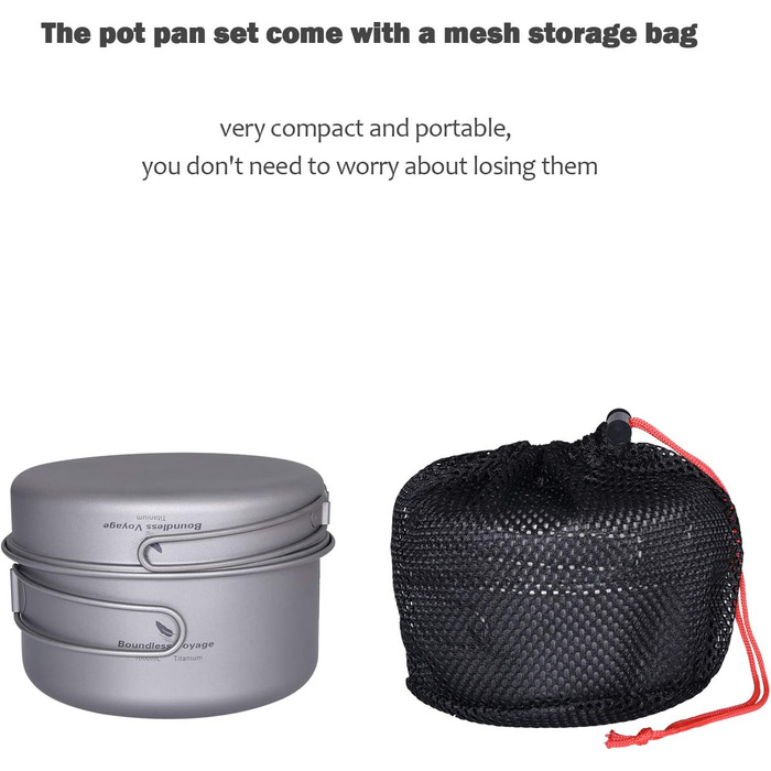 Л/1,95 л/2,9 л Кемпінговий підвісний горщик Каструля для супу з кришкою Відкритий посуд Легкий чайник Чаша для походів Кухонне нач