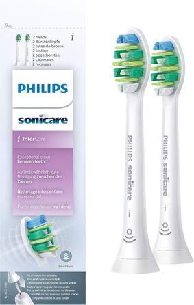 Оригінальна щітка Philips Sonicare InterCare HX9002/10, краща чистка міжзубних проміжків, 2 шт. и