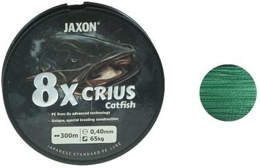 Волосінь плетена Jaxon Crius Catfish 8 шт. 300m green Wels line Catfish