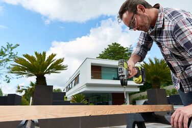 В ONE Акумуляторний ударний дриль-шуруповерт R18PDBL-0 (крутний момент 60 Нм, 10 регулювань, патрон 13 мм, макс. діаметр свердлінн