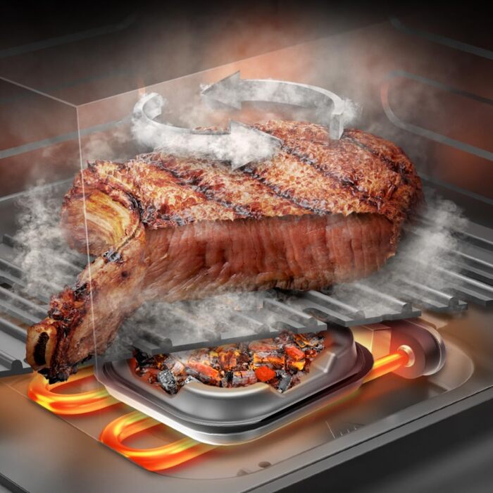 Аерофритюрниця Cecotec Cecofry&Grill Smokin 4500, 4.5 л, чорна