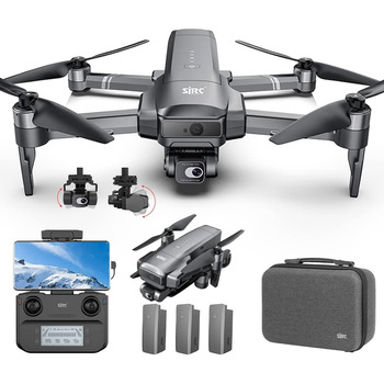 Дрон X-Verse SJRC F22 S2 4K PRO з камерами 4K, дистанційним керуванням 6 км, уникненням перешкод, 2-осьовим підвісом EIS повторюва