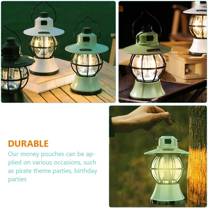 Портативний акумуляторний кемпінговий ліхтар PACKOVE з ручкою, багатофункціональний ліхтар для намету на відкритому повітрі, для піших прогулянок та походів, компактний та легкий