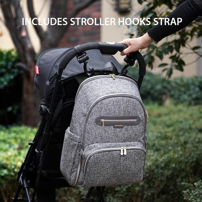 Сумка для мами Sunveno Багатофункціональна розбірна сумка для мами Великий пеленальний рюкзак з багатофункціональними сумками для