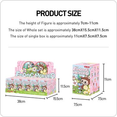 Фігурки серії &quotУ пошуках МОКОКО&quot Аніме Фігурки Колекційні Фігурки Колекційна Мистецтво Іграшка Іграшкові Фігурки Подарунок 1 шт.