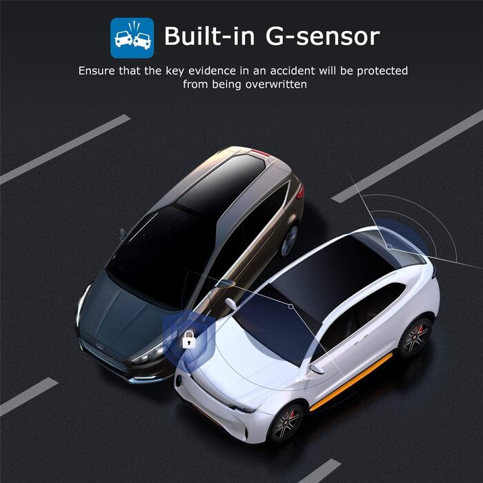 Автомобільна передня і задня 1080P Full HD автомобільна камера Подвійна відеореєстратор автомобільна відеореєстратор для автомобіл