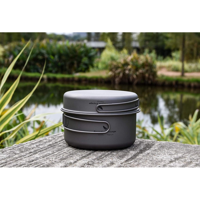 Л/1,95 л/2,9 л Кемпінговий підвісний горщик Каструля для супу з кришкою Відкритий посуд Легкий чайник Чаша для походів Кухонне нач