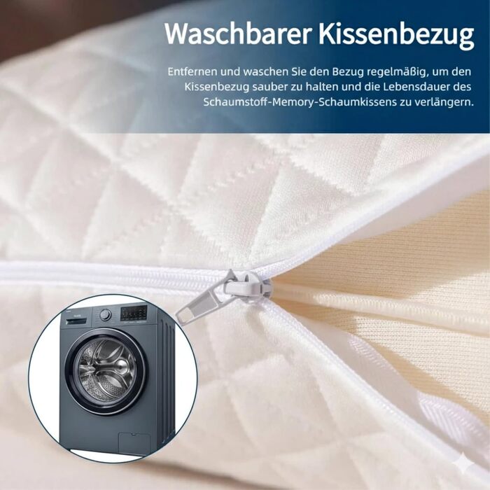 Подушки EGO Home 40x80 см, комплект з 2 шт. з подрібненою піною з ефектом пам&39яті, подушки для шиї для сну на спині та животі, подушки з піни з ефектом пам&39яті 80x40 см, 2 подушки для сну на боці з чохлами, що праються, 40x80 см - 2 шт.