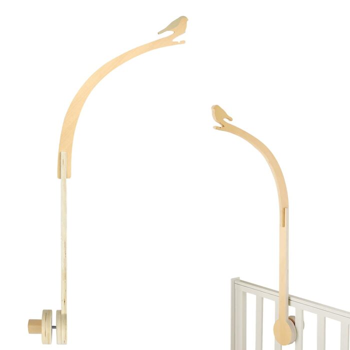 Дерев'яний тримач для мобіля TUZHE з дизайном «Пташка»