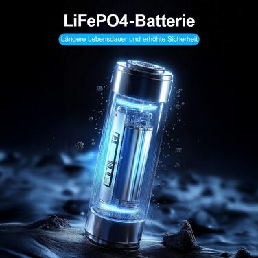 Кемпінгова електростанція Revolt Powerstation Електрична станція та сонячний генератор потужністю 89,6 Втгод, 230 вольт, 100 Вт (літій-літій-полімерний акумулятор, з виходом 12 вольт, ноутбук)