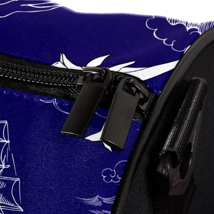 Сумка-мішок для подорожей, спорту та йоги з морським малюнком (човен, вітрильник), компактна спортивна сумка для фітнесу, ручна поклажа