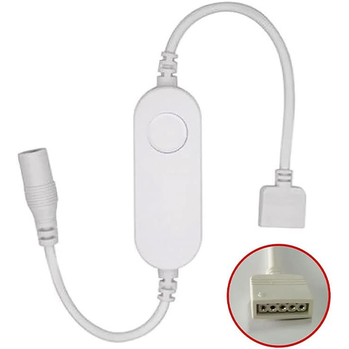 Міні-контролер ZigBee, низьковольтний, 12 В, 24 В, для світлодіодних стрічок, Tuya і HUE, сумісний з Alexa і Google Home (4 канали)