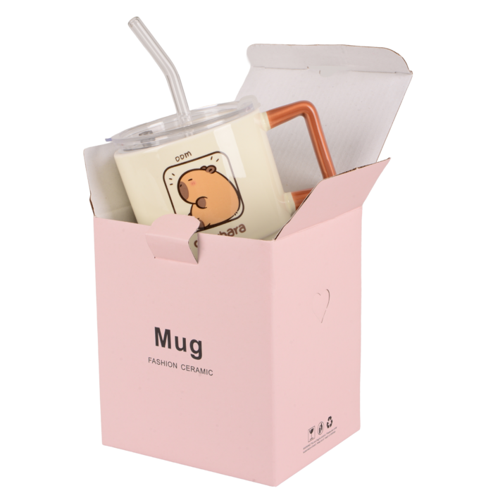 Чашка 400 мл Capybara Time LED