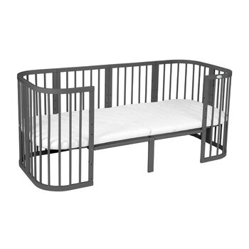 Подовжувач Waldin до 174 см для дитячого ліжка 7 в 1, дитяче ліжко, НЕ ліжко, графіт