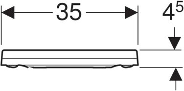 Шафа-купе Session 35x48 см Білий, 2