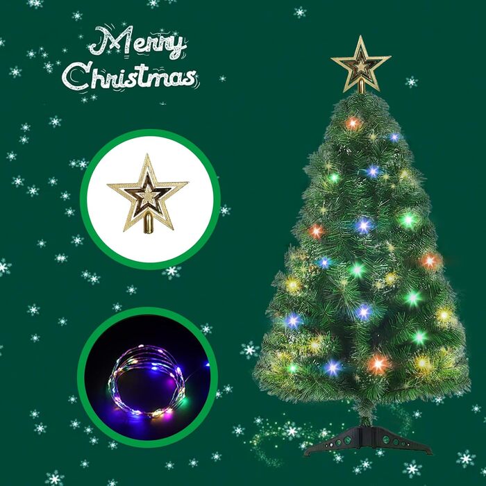 Маленька різдвяна ялинка з вогниками 90 см Dream Loom