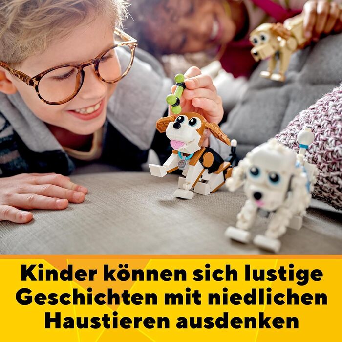 Конструктор LEGO Creator 31137, 3-в-1 набір милих собак, 475 деталей