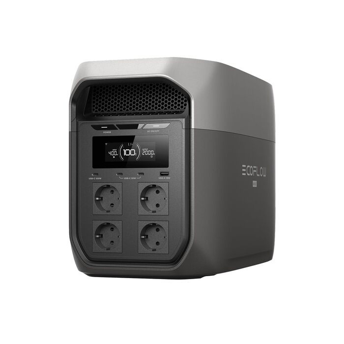 Портативна електростанція EcoFlow DELTA 3 Max, 2048 Втгод, вихідна потужність 2400 Вт (X-Boost)