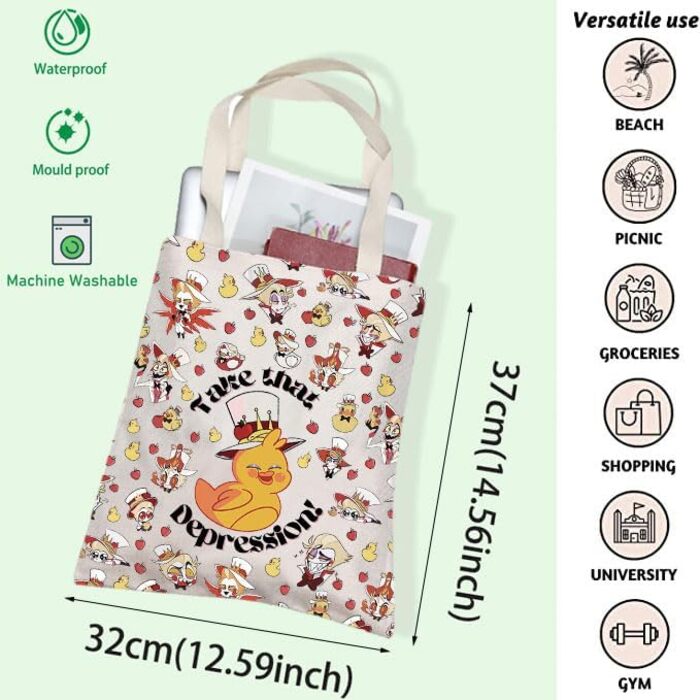 Сумка для покупок Demon Ducky Tote Bag Депресія Великобританія