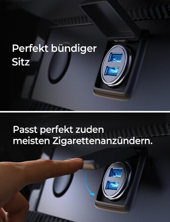 Автомобільний зарядний пристрій 4.8A 12v USB адаптер прикурювач USB супер міні швидкий зарядний пристрій металевий автомобільний з