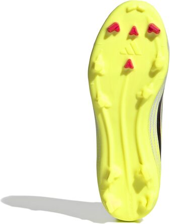 Футбольні бутси adidas Unisex Kids F50 League Laceless FG/MG, дитячі, 38 EU Team, Solar Yellow 2 Core Black, Lucid Red