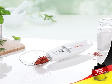 Цифрові кухонні ваги Soehnle Cooking Star з ціною поділки 0,1 г та місткістю 500 г, ложкові ваги для найменших кількостей, дрібні