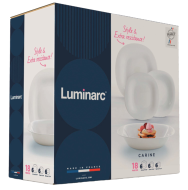 Сервіз Luminarc Carine White, 18 предметів (7227192)