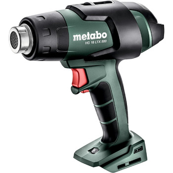 Акумуляторний фен Metabo HG 18 LTX 500 - 610502850 - 18 В - Легкий фен для потужного нагрівання - Без акумулятора та зарядного при