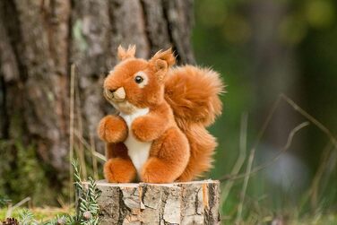 М'яка іграшка Білочка Teddy Hermann 90843, 14 см (з переробленим наповнювачем)