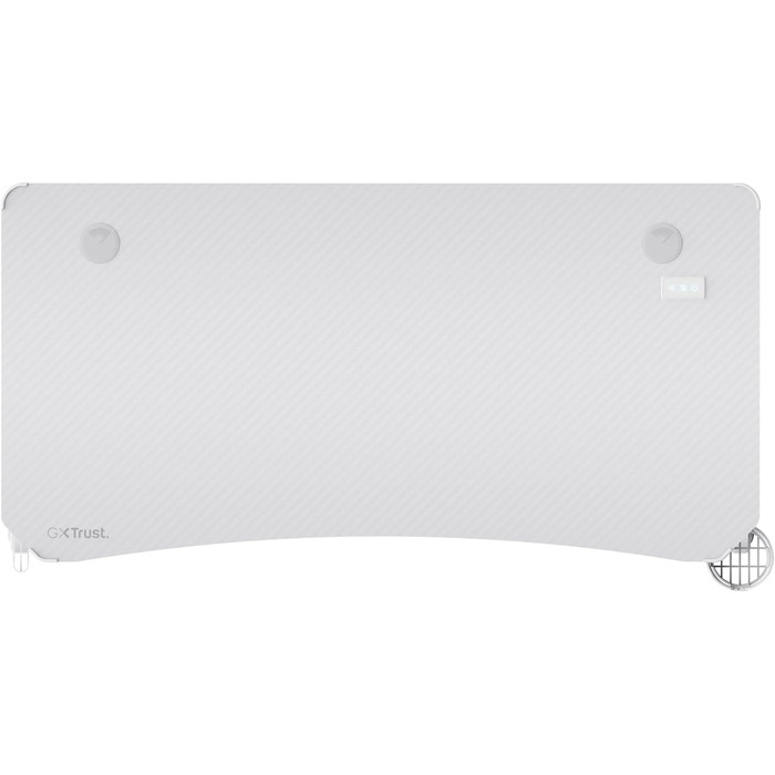 Ігровий стіл Trust Gaming GXT 709W Luminus RGB зі світлодіодним підсвічуванням, 10 режимами, живленням від USB, білий ігровий стіл з гарнітурою та підставкою для чашок, 120 x 60 см, комп&39ютерний стіл для офісу, геймерський 120 x 60 см - RGB білий