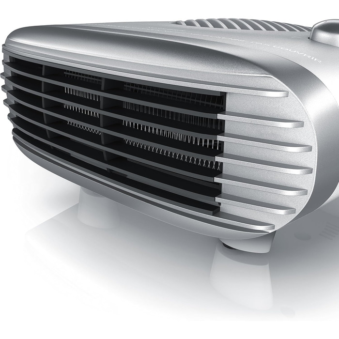 Енергозберігаючий тихий вентилятор-обігрівач Brandson, 3 рівні потужності, вентилятор-обігрівач для ванної кімнати з термостатом, індикатор роботи, 2000 Вт, низький рівень шуму, енергоефективний, захист від перегріву, автоматичне вимкнення A Білий