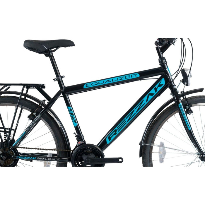 Дюймовий велосипед, чоловічий велосипед, велосипед для хлопчиків, дитячий велосипед, міський велосипед, 21 передача, чорний/синій, НОВИЙ -046, 26-