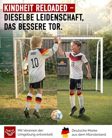 Футбольні ворота для дітей та дорослих Надзвичайно стабільні, стійкі до іржі футбольні ворота для саду Включає ґрунтові анкери Міцні футбольні ворота для вулиці Футбольні ворота для дитячих садів Ворота 3 розмірів 240x160 см