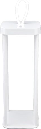 Ліхтар ємністю 5000 мАг, зарядка через USB, 2-рівневе затемнення, бездротова настільна лампа, нековзка основа, світлодіодний нічник для кемпінгу та використання в приміщенні (білий) (Білий)