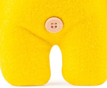 FUGGLER Funny Ugly Monster, плюшева іграшка, жовта