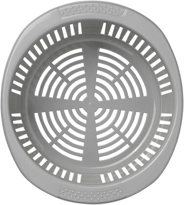 Доступна та якісна 1 х миска для миття посуду з вкладишем для універсального використання 15-літрова кемпінгова миска, кругла Ø35 см, пластикова з ручкою для дому та автофургонів