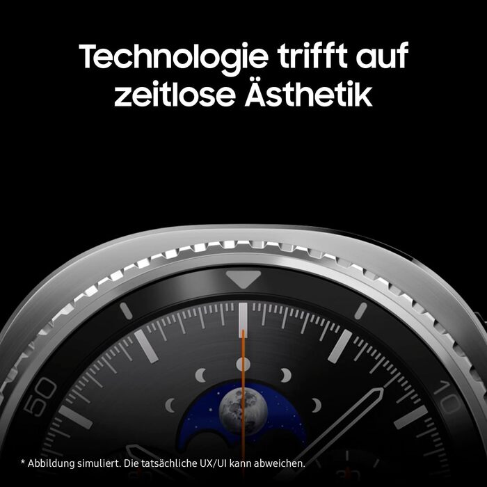 Розумний годинник Samsung Galaxy Watch8 Classic, фітнес-годинник та фітнес-трекер, гібридний ремінець та носимий дисплей, обертовий безель, 64 ГБ пам&39яті, 46 мм, Bluetooth, чорний, 3-річна гарантія виробника