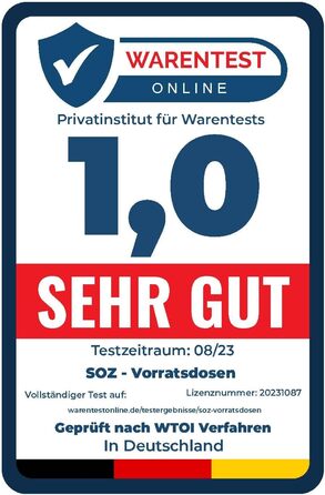 Контейнери для зберігання Soz об&39ємом 2,5 л, набір з 4 шт. з кришками без бісфенолу А, герметичні, без запаху, штабелюються, захищені від молі Диспенсер для борошна Кухонна коробка для зберігання (4)