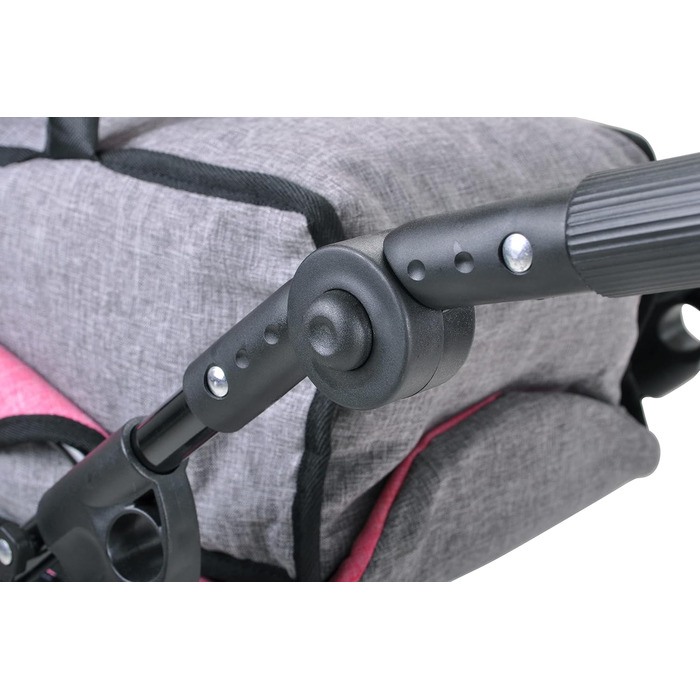 Коляска для ляльок Ruby-Jeans Сіра коляска для ляльок, 51 x 37 x 64 см, 63122 63122