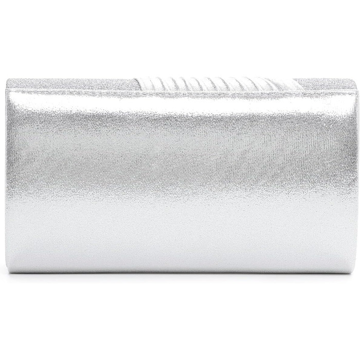 Клатч TAS Amalia Плісе 34322 Сріблястий
