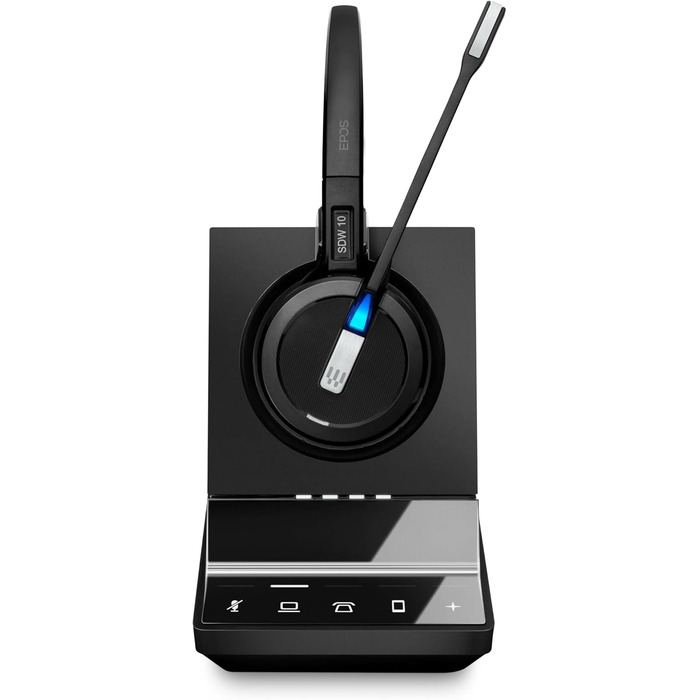 Навушники Sennheiser SDW 5015 Minerve з дужкою, чорні - Навушники (медіа/комунікаційні, 1.0 канал, тільки один навушник, дужка, ог