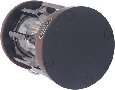 Ретро-світлодіодний кемпінговий ліхтар, тип C, акумуляторний, вінтажний кемпінговий ліхтар, портативні кемпінгові ліхтарі та ліхтарі, 3 режими, з регульованою яскравістю, з гачком, світлодіодний наметовий ліхтар для саду (коричневий)